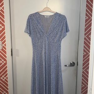 Mango midi floral dress